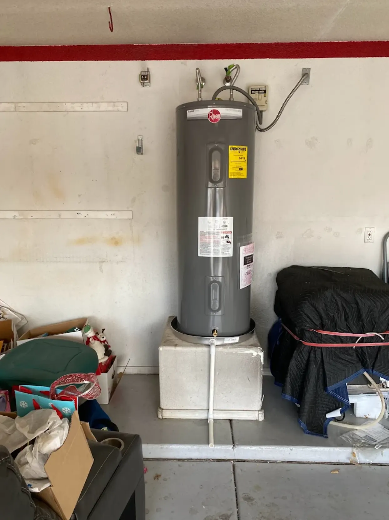 Water heater installation